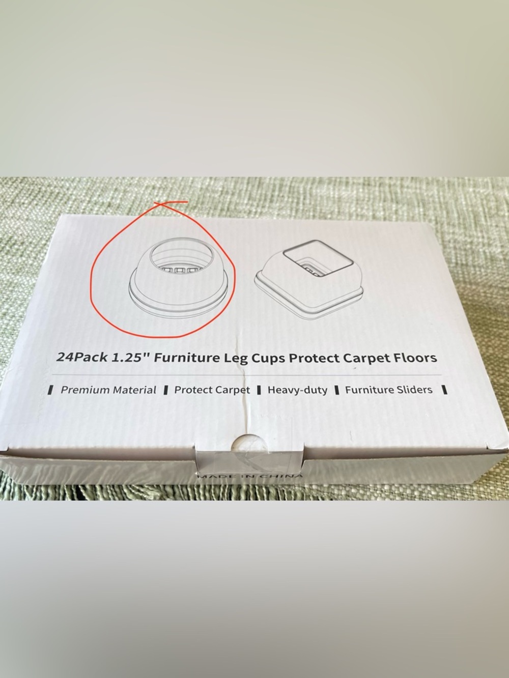 Clear Silicone Chair Leg Protector Sliders with Black Caps (24 Pc) - NWTO - Picture 7 of 9